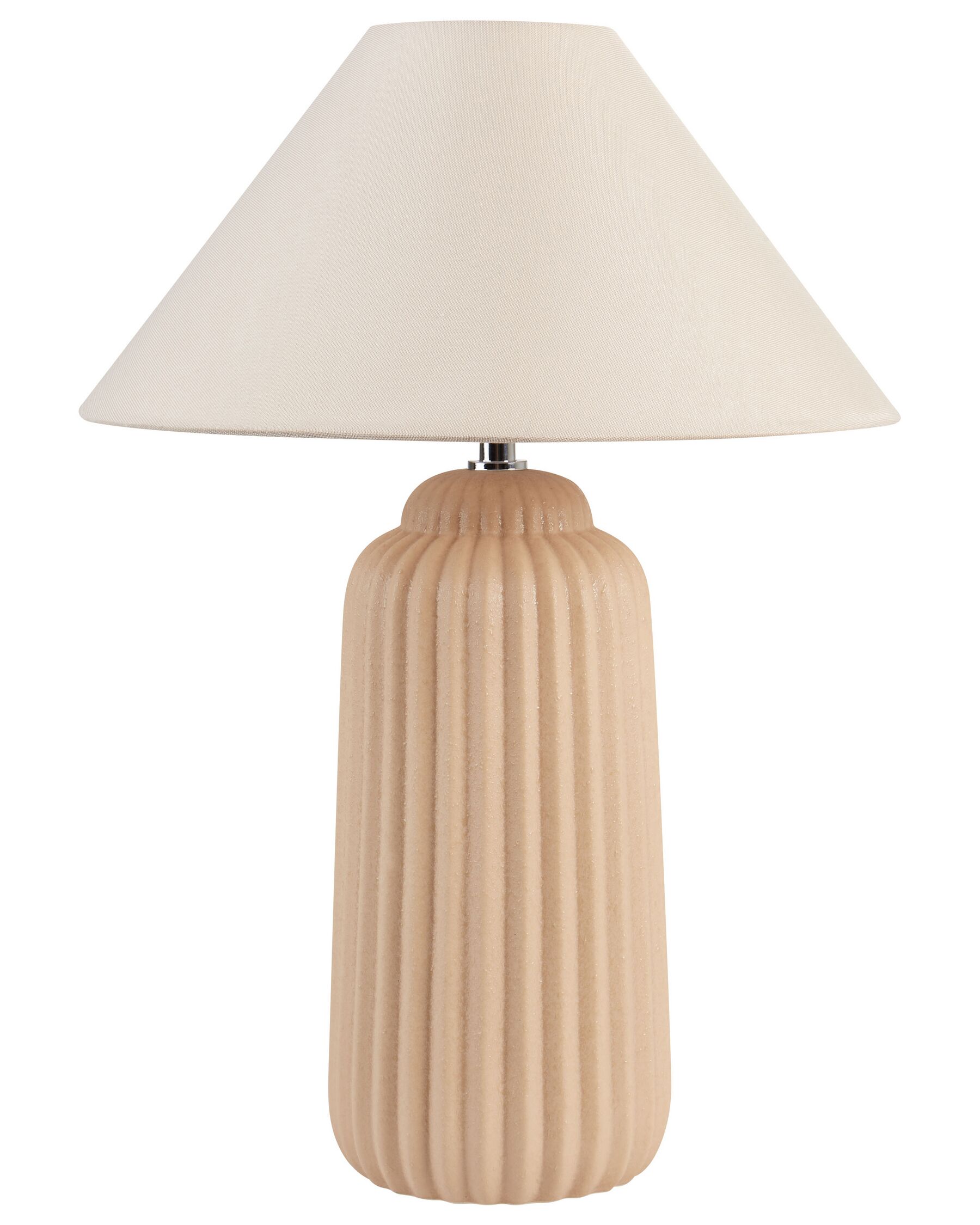Keramická stolní lampa béžová NURIA_904888