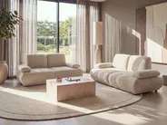 Divano 3 posti NACKA Bouclé Beige_1056835