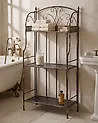Regał VILLADOSE 60 cm 117 cm Metal Czarny