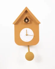 Pendulum clock BONNEVAL 24 cm with Cuckoo Yellow_1158548