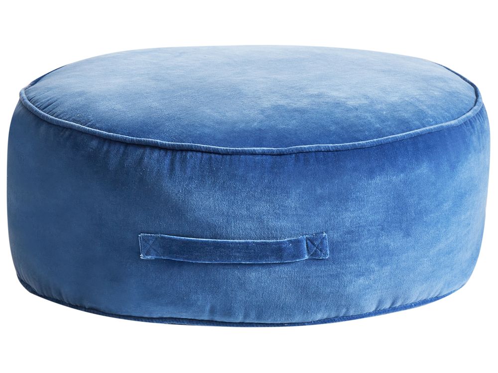 Pouffe YULLE Velvet Blue