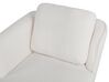 Chaise-longue em tecido bouclé branco-creme à direita ARTHEZE_930134