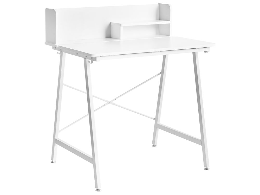Mesa de desenho com tampo inclinável ALAND 80 cm 62 cm Branco