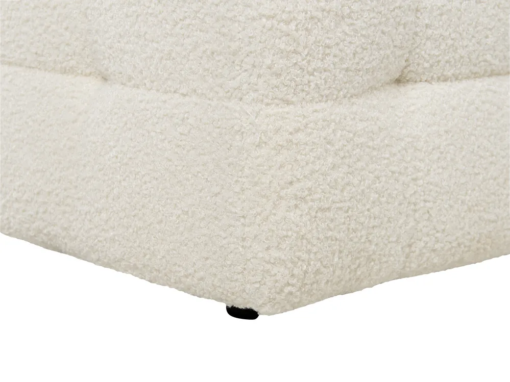 Otomana ze schowkiem MICHIGAN Boucle Biały_951478