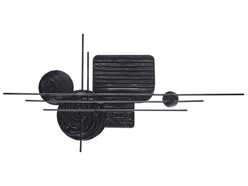 Dekoracja ścienna OVAR Metal 50 cm Szary_968249