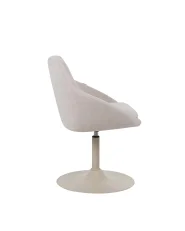 Esszimmerstuhl drehbar WESTMINSTER Stoff Hellbeige_1153969