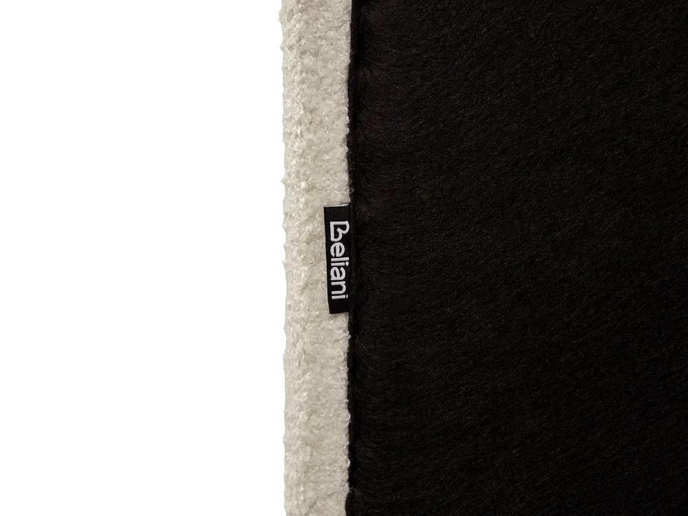 Bed Boucle LUNAN 180 x 200 cm (EU Super King) Beige_960734