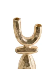 Świecznik KRADENIK 33 cm Metal Złoty_1012979