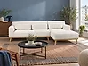 Corner Sofa SIMOS Boucle White Left Hand