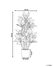 Artificial Plant MAGNOLIA 70 cm Green_795903