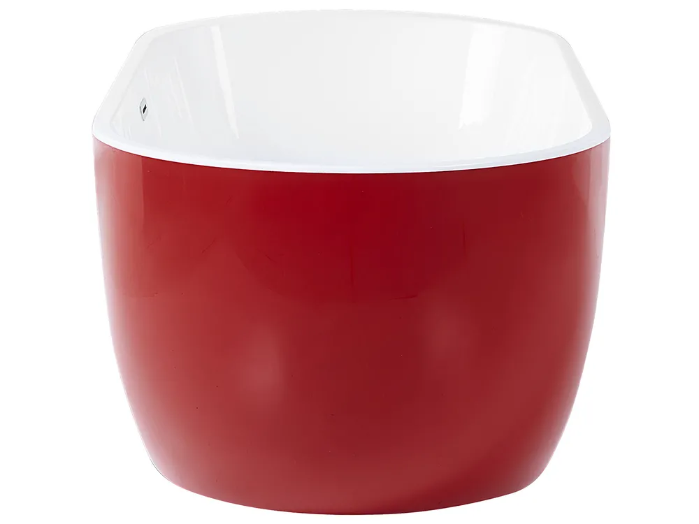 Vasca da bagno freestanding NEVIS 160 x 75 cm Rosso_828372