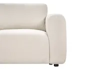 Modular Corner Sofa 5 Seater KIVVIK Boucle Off-White Left Hand_1045693