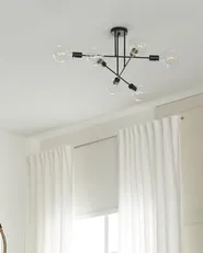 Ceiling Lamp KIDANE Metal Black_818238