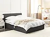 Ottoman Bed ORBEY Fabric Grey 140 x 200 cm (EU Double)