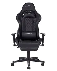 Sedia da gaming VICTORY Pelle sintetica Nero_852091