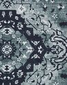 Teppich grau orientalisches Muster 70 x 200 cm Kurzflor VADKADAM_831375