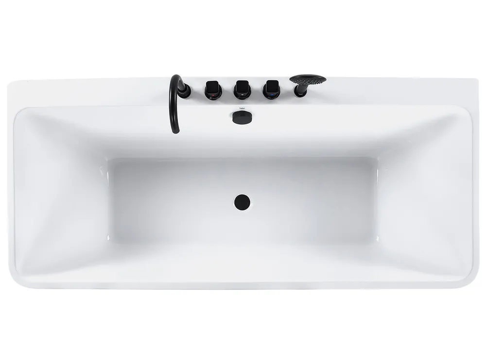 Baignoire Blanche 170x75x40 Cm - Avec Mitigeur, Douchette Et Pieds - Occasion