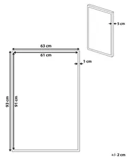 Obraz na płótnie MUCCIA 63 x 99 cm Motyw zwierzęcy Brązowy_891223