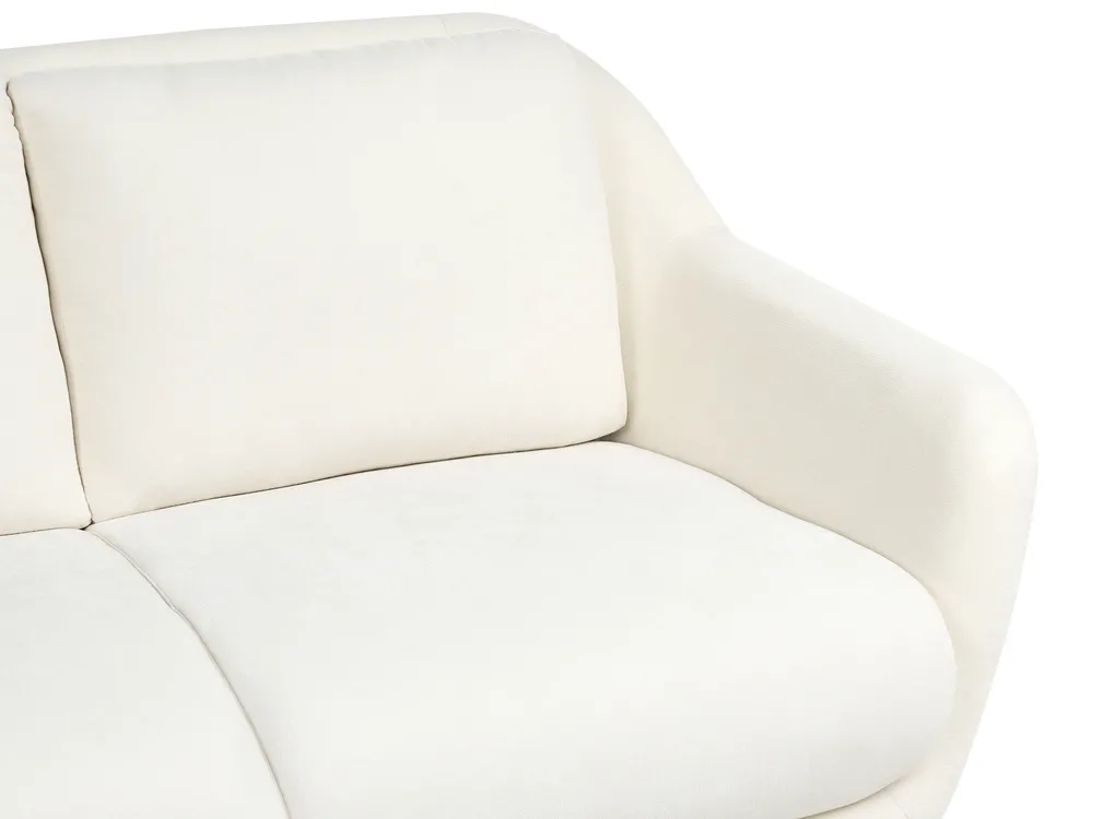 Set da salotto 3 posti EIBY Ciniglia Bianco_1004353
