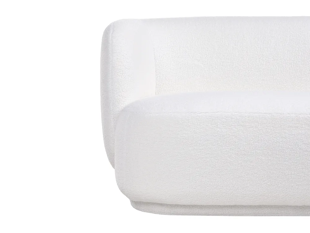 Sofa 3 Seater MELLOSA Boucle White_1197321