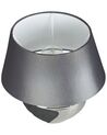 Tischlampe schwarz / silber 41 cm Kegelform ESLA_748563