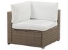 Loungeset 6-zits rotan wit BELVEDERE _777784