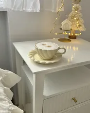2 Drawer Bedside Table ASSISI White_961358