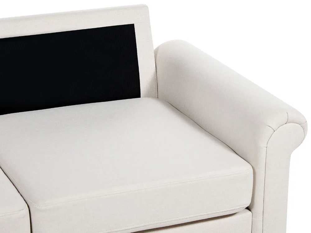 Sofa 2 Seater GINNERUP Fabric Light Beige_894758