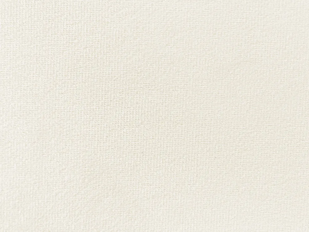 Bett mit Stauraum VINCENNES Samtstoff Cremeweiß 160 x 200 cm_837376