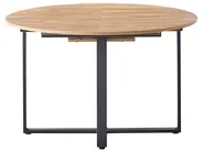 Dining Table ALEXANDRINA Brown 120/160 cm 120 cm_1029427