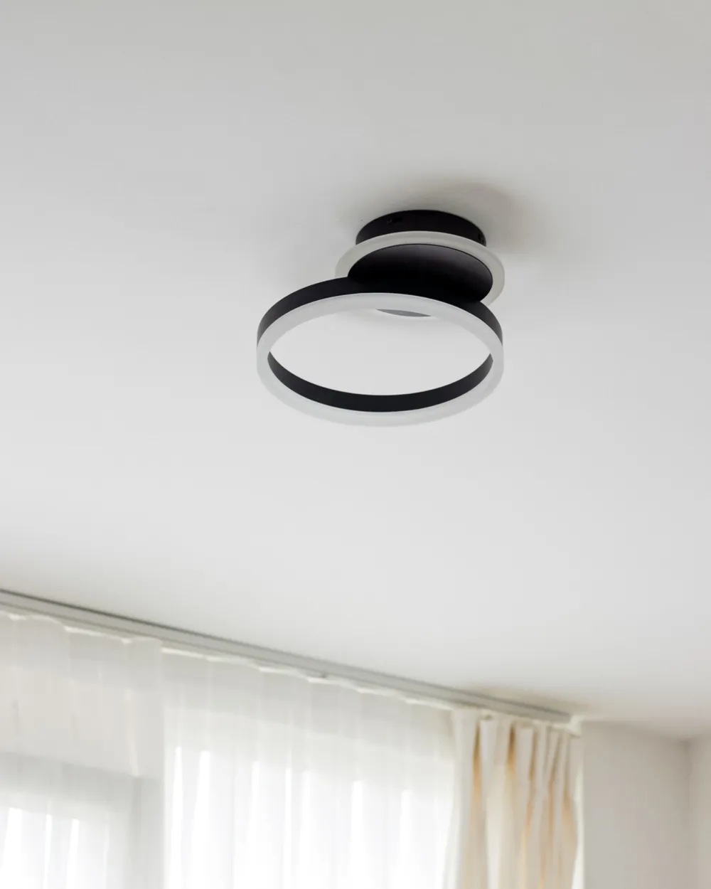 LED Ceiling Lamp GLYDE Metal Dark Brown_982958