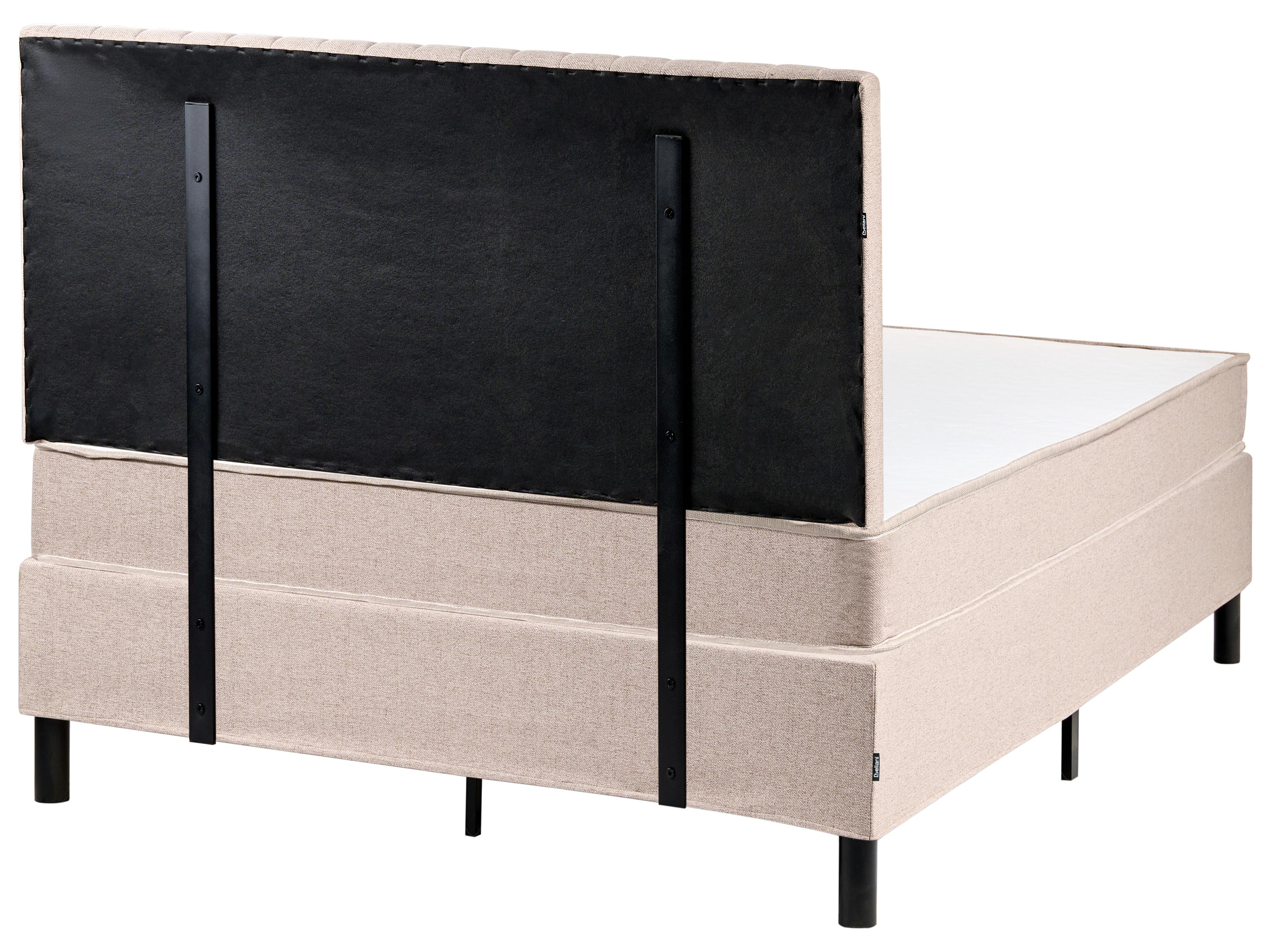 Cama continental Tecido COUNTESS 120 x 200 cm Creme_1054241