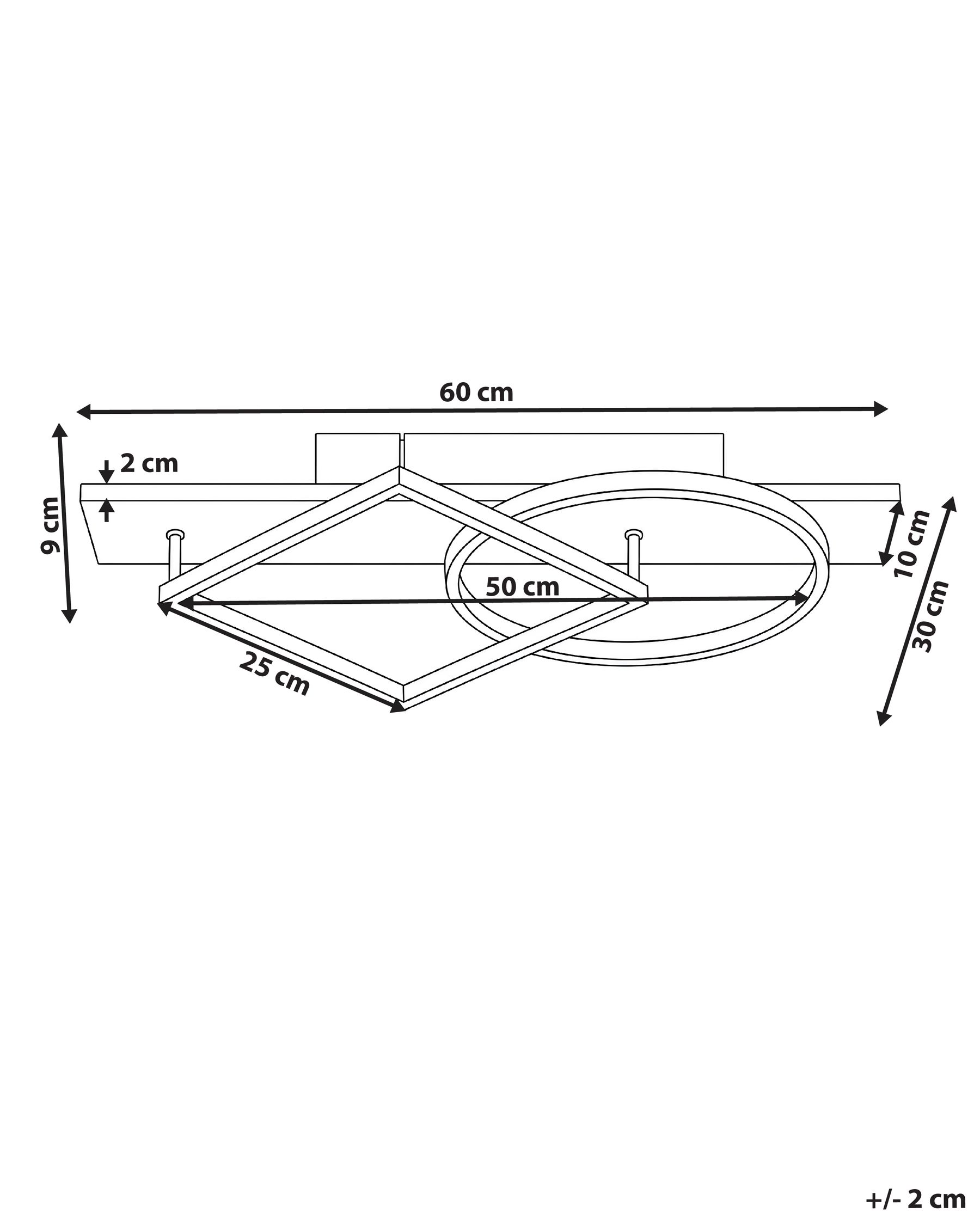 Lampadario a LED AIRE Metallo Nero_1102933