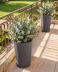 Kétdarabos virágcserép szett MEUM 35 cm Fekete_1123756