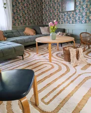 Rug PERAI Yellow 300 x 400 cm Cotton_975505