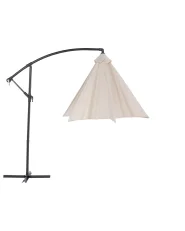 Umbrelă cu suport lateral 300 cm RAVENNA Bej deschis_372338