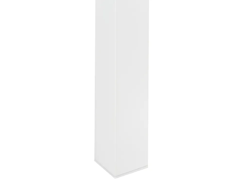 Stół ogrodowy MESSINA 100 cm 52 cm Biały_932914