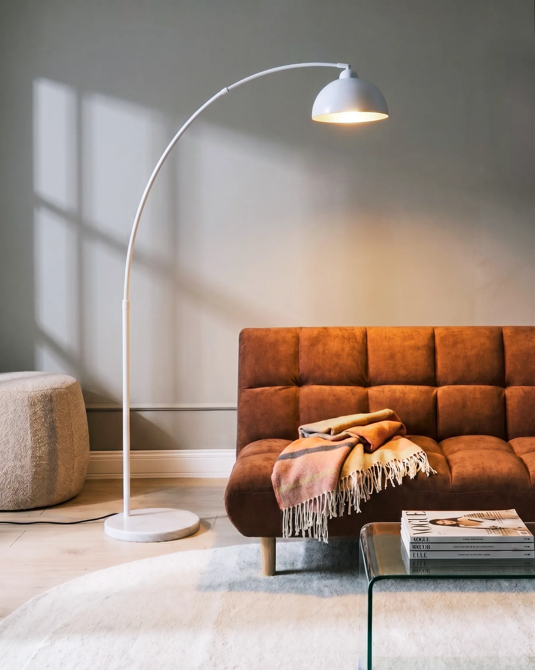 Floor Lamp CAGAYAN Metal White_1054053
