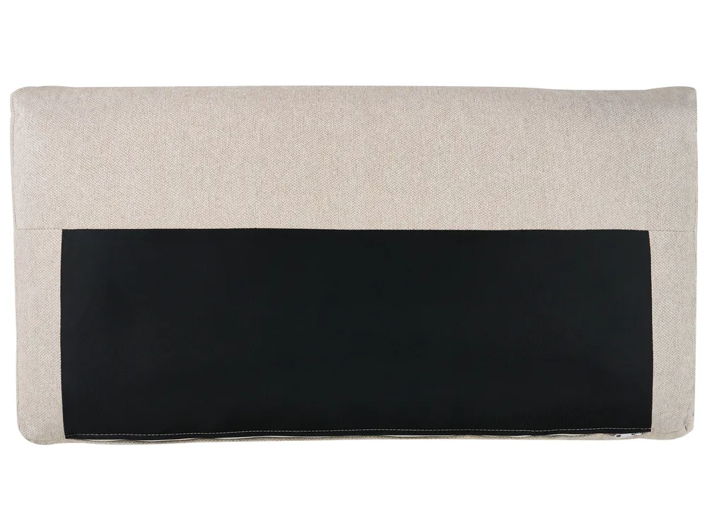 Divano angolare 4 posti SIGGARD Tessuto Beige chiaro Lato destro_944907