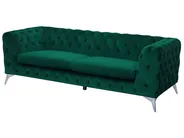 Divano 3 posti SOTRA Velluto Verde smeraldo_727289