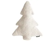 Zestaw 3 poduszek dekoracyjnych WINTERLAND 30 x 35 cm 45 x 25 cm Boucle Jasnobeżowy Wzór świąteczny_1033017