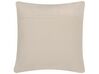 Set of 2 Cushions Oriental Pattern 45 x 45 cm Brown MIMISAL _768895