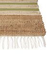 Jute Area Rug 160 x 230 cm Beige and Green MIRZA_847342