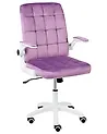 Chaise de bureau DANDY Velours Violet