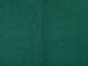 Divano angolare destro in velluto verde con ottomana OSLO_744148