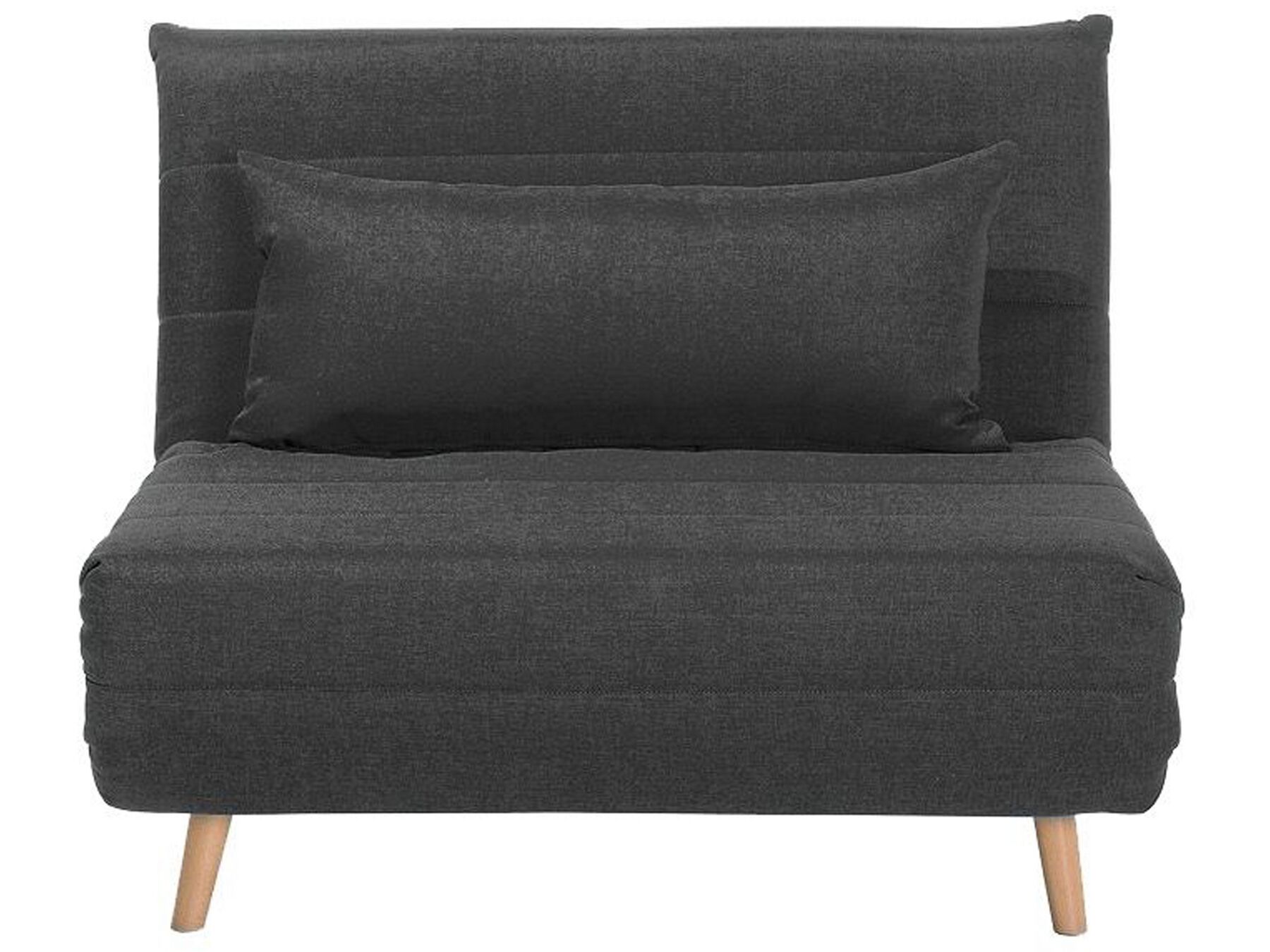 Banquette convertible 1 place en tissu gris foncé SETTEN_733195