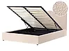 Ottoman Bed NANTERRE Boucle Beige 160 x 200 cm (EU King Size)