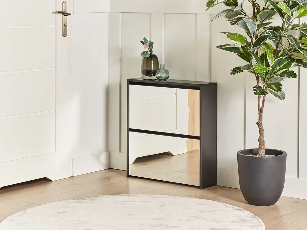 Shoe Storage Cabinet MIDFIELD Black