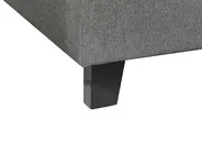 Bed without Headboard Fabric ROANNE 160 x 200 cm (EU King Size) Grey_771554