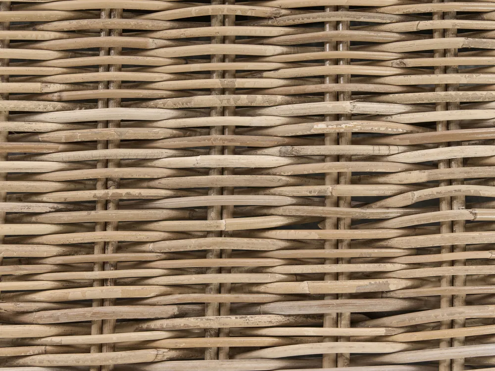 Garden Ottoman SUSUA 140 cm Rattan Natural_957572